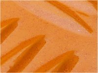 Orange metallic flake additive