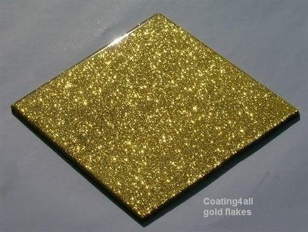 Gold metallic Flake additive