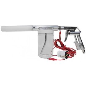 Powder coating system for glass, ceramic, plastic and wood