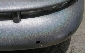 Silver Holographic metallic Flake additive